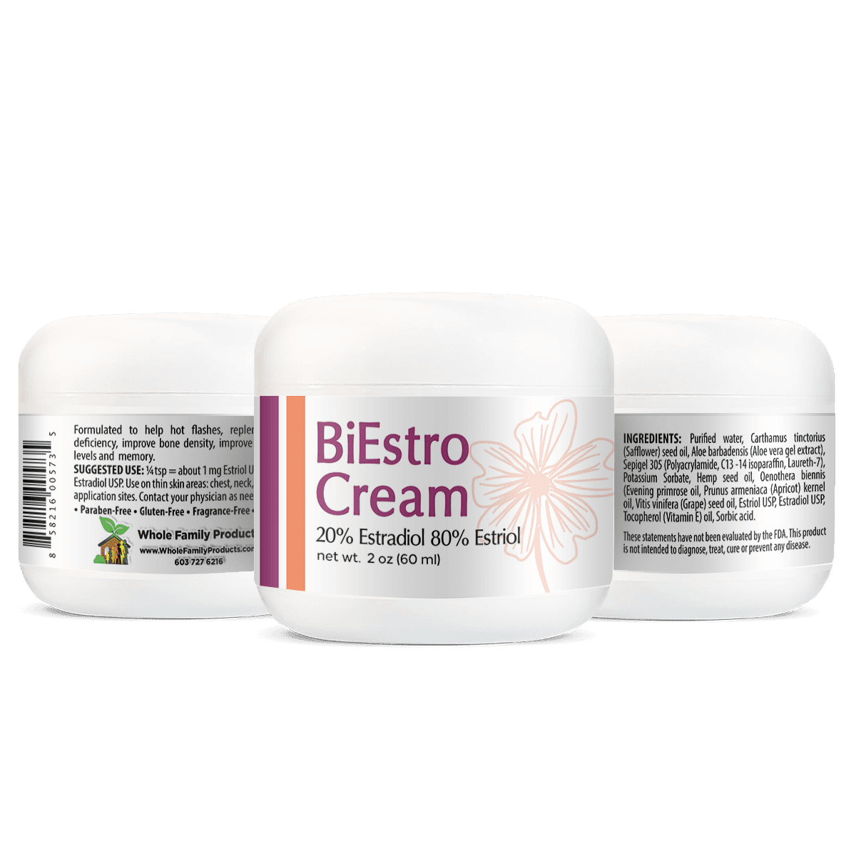 Biestro Cream 2 oz Jar - Best Natural Estrogen Cream