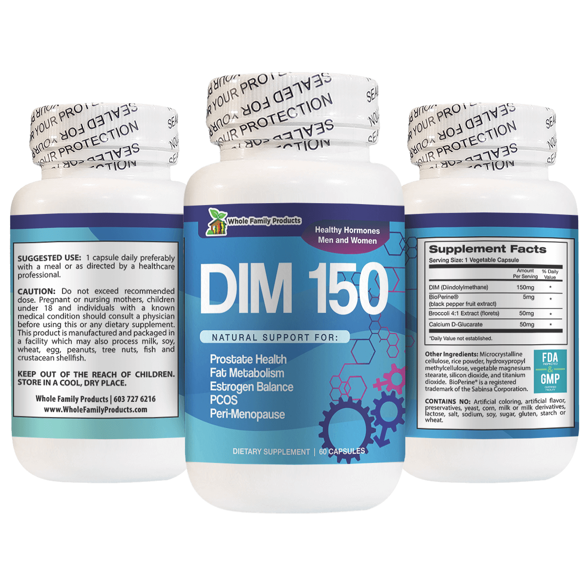 DIM 150 Natural Support for PCOS and Peri Menopause