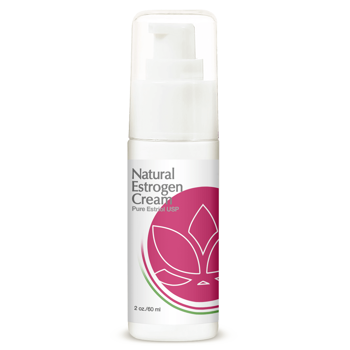 Natural Estrogen Cream 2 oz Pump - Helps Vaginal Dryness and Low Libido