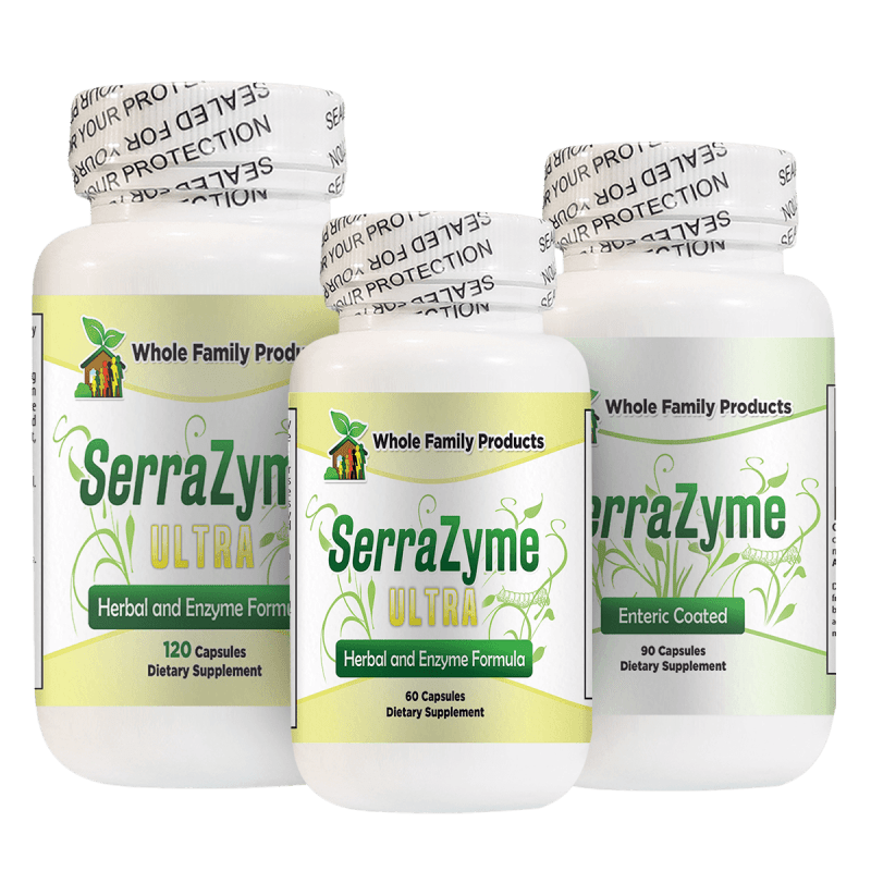 SerraZyme Enzyme and Ultra Best Natural Anti Inflammatory Supplements