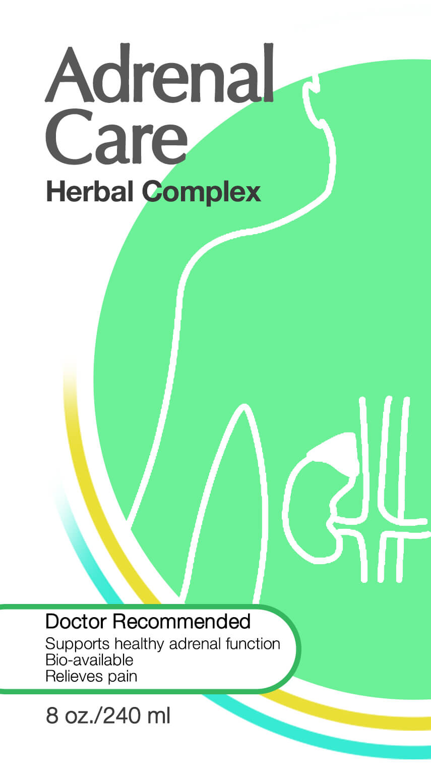 Adrenal Care 8oz Front Label