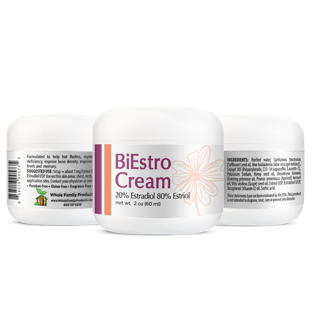 Biestro Cream 2 oz Jar - Best Natural Estrogen Cream