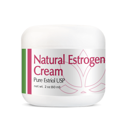 Natural Estrogen Cream 2 oz Jar - Reduce Vaginal Dryness